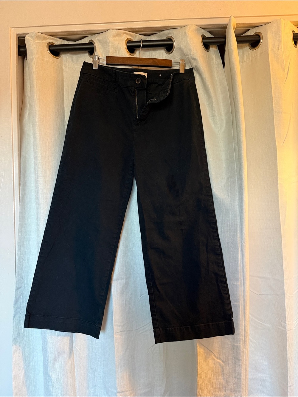 Loft Black Wide Leg Pants